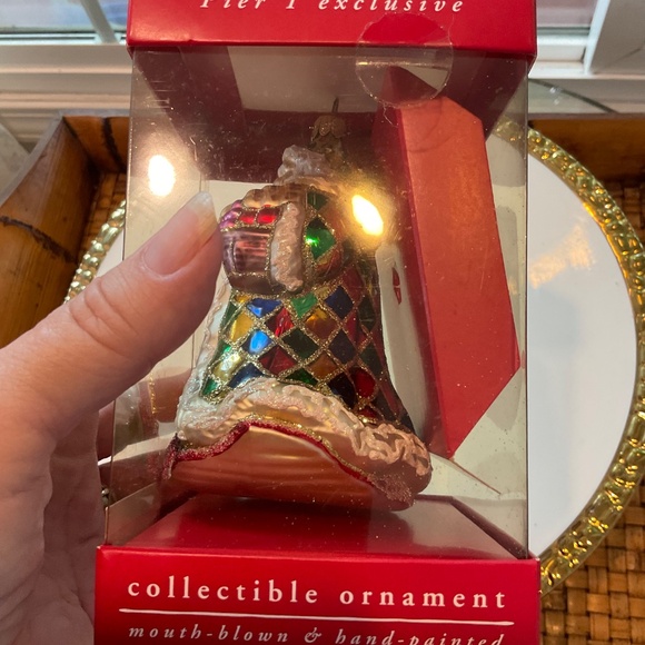 Pier 1 Exclusive Mouth Blown Glass Christmas Ornament - Picture 7 of 10